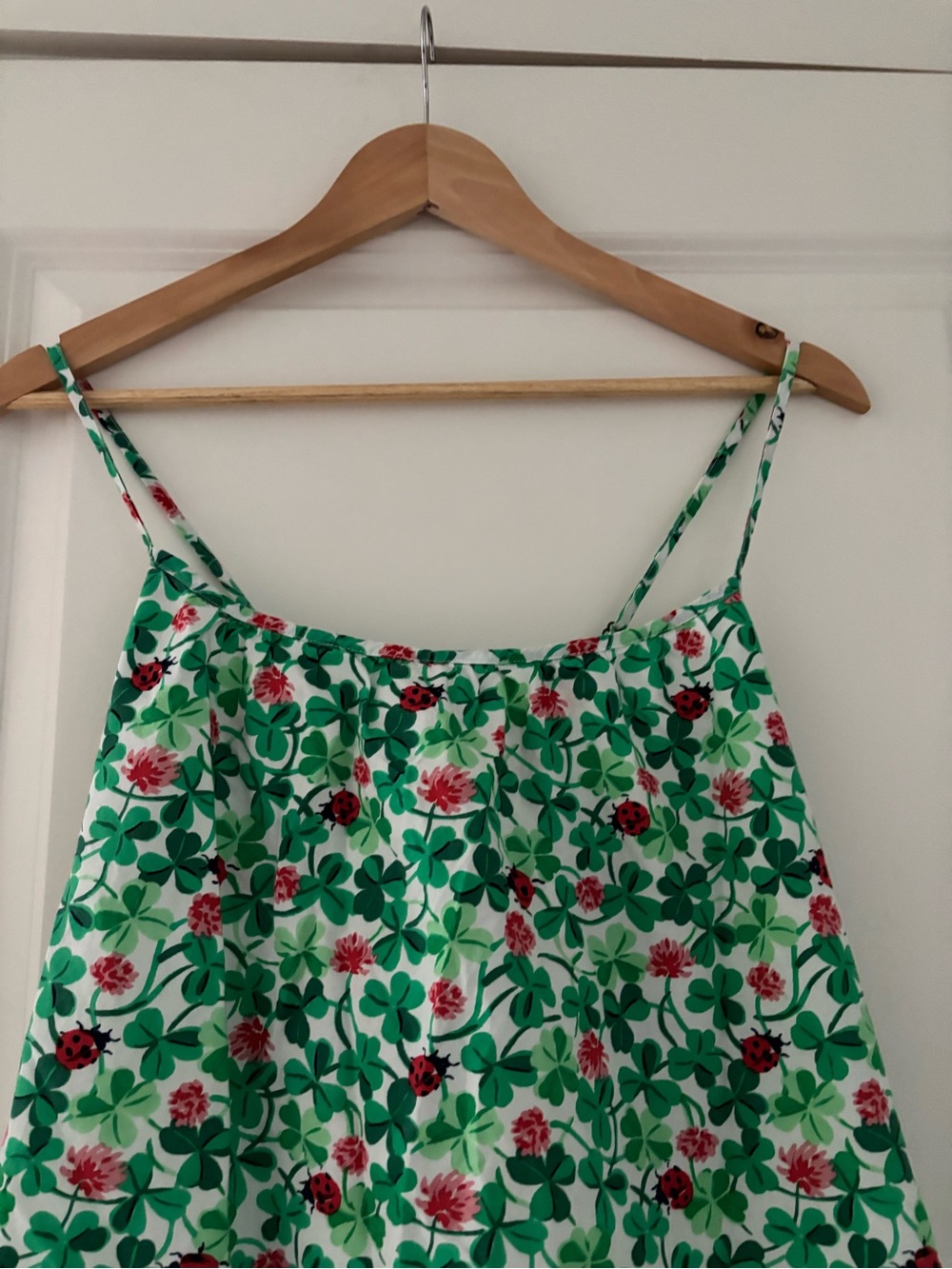 Printfresh Clover Collector Ladybug Clover Organic Cotton Cami Nightgown Small - Picture 8 of 9